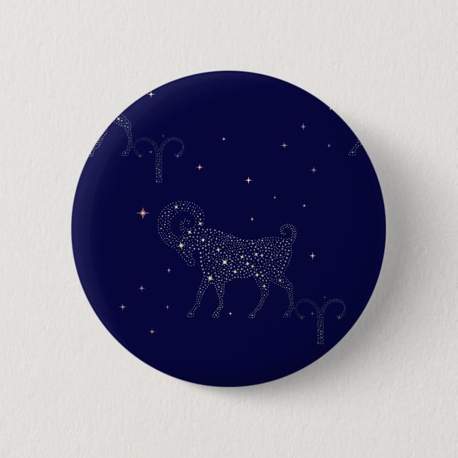 Macaron Rond 5 Cm étoiles (Devant)