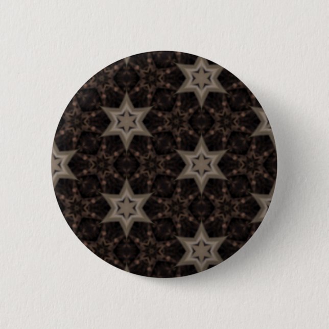 Macaron Rond 5 Cm Étoiles (Devant)
