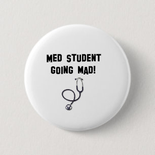 Macaron Rond 5 Cm étudiant de med devenant fou