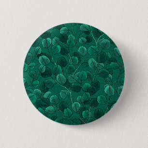 Macaron Rond 5 Cm Eucalyptus vert