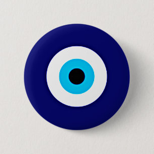 Macaron Rond 5 Cm Evil Eye Charm