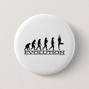 Macaron Rond 5 Cm Évolution - yoga