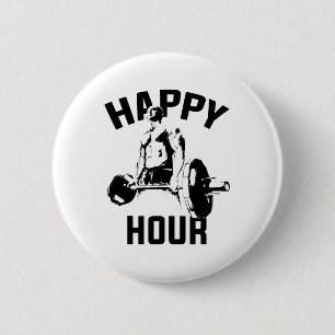 Macaron Rond 5 Cm Exercice Funny Deadlift Gym Motivational Poids Lif