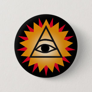 Macaron Rond 5 Cm Eye of Providence