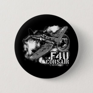MACARON ROND 5 CM F4U CORSAIR
