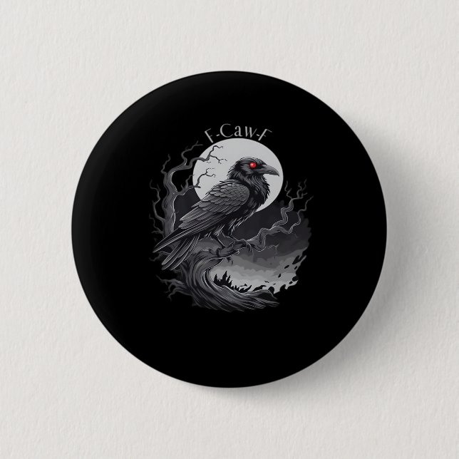 Macaron Rond 5 Cm F-Caw-F Classic Minimal Clean (Devant)