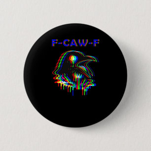 Macaron Rond 5 Cm F-Caw-F Musique de fête d'Halloween Essentiel