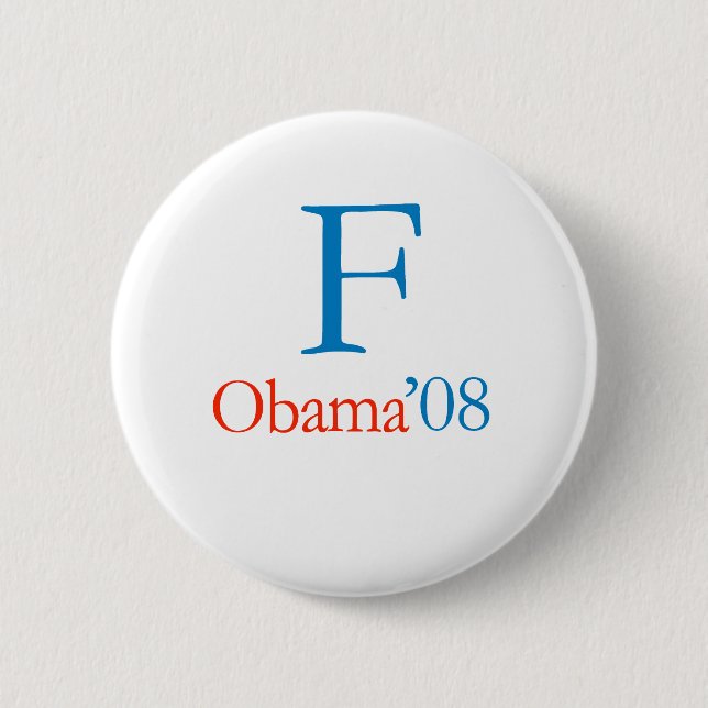 MACARON ROND 5 CM F OBAMA (Devant)
