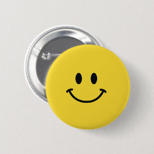 Macaron Rond 5 Cm Face souriante authentique