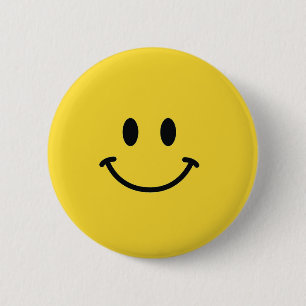 Macaron Rond 5 Cm Face souriante authentique