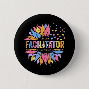 Macaron Rond 5 Cm Facilitateur de l'Ard Enseignement spécial tournes