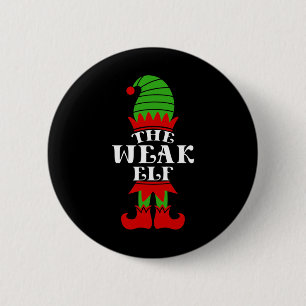 Macaron Rond 5 Cm Faible Elfe Noël Correspondant Famille Coworker Gr