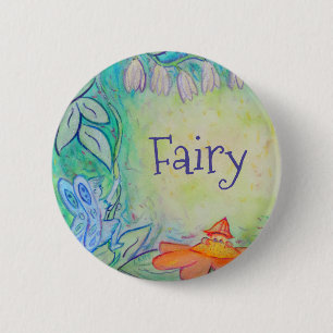 Macaron Rond 5 Cm Fairy Flower Garden Art Custom Button Pins