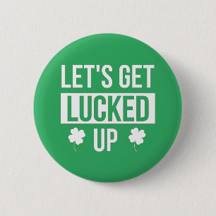 Macaron Rond 5 Cm Faisons la fête de la Saint-Patrick