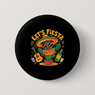 Macaron Rond 5 Cm Faisons la fête mexicaine drôle du 5 mai cinq
