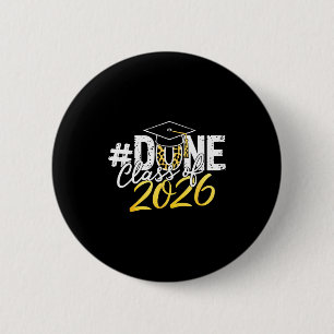 Macaron Rond 5 Cm Fait classe de 2026 remise des diplômes des senior