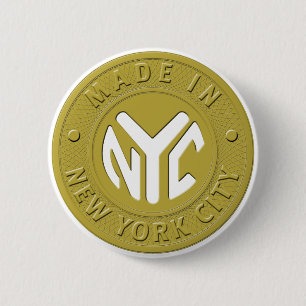 Macaron Rond 5 Cm FAIT DANS le Pin de NYC