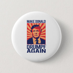Macaron Rond 5 Cm Faites Donald Drumpf encore - .png