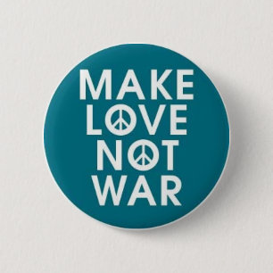Macaron Rond 5 Cm faites le bouton de guerre d'amour pas