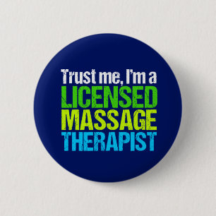 Macaron Rond 5 Cm Faites-moi confiance je suis un thérapeute