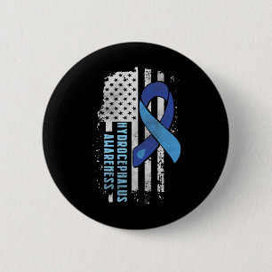 Macaron Rond 5 Cm Faites-nous part du cadeau du drapeau américain