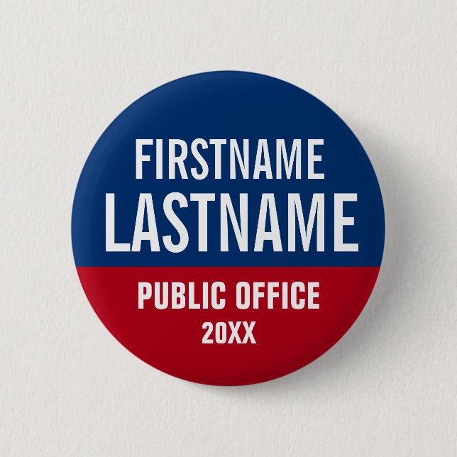 Macaron Rond 5 Cm Faites un bouton de campagne (Devant)