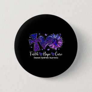 Macaron Rond 5 Cm Faith Hope Cure Sunflower Leopard Sickle Cell Awar