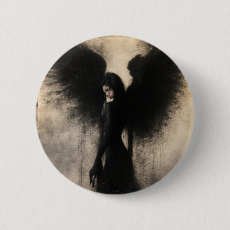 Macaron Rond 5 Cm Fallen Grace – The Beauty of a Broken Wing