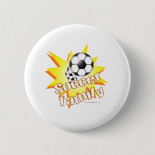 Macaron Rond 5 Cm Famille de football