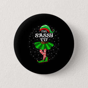 Macaron Rond 5 Cm Famille de Noël Correspondance Femmes Filles Maman