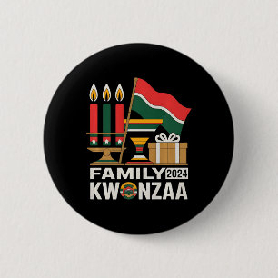 Macaron Rond 5 Cm Famille Kwanzaa Coiffure Pour Enfants Adultes 20