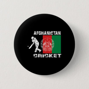 Macaron Rond 5 Cm Fan de l'équipe internationale de cricket d'Afghan