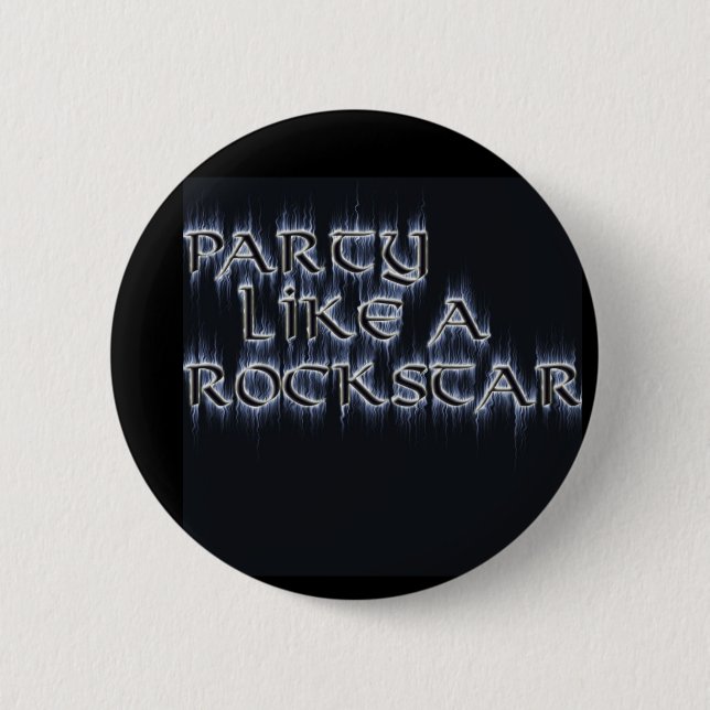 Macaron Rond 5 Cm fan rockstar (Devant)
