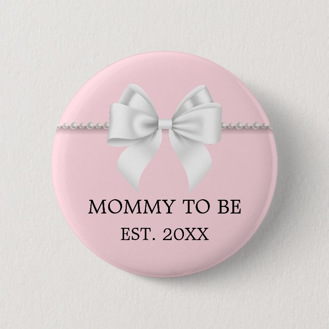 Macaron Rond 5 Cm Fantastique Mère Rosée Tiffany Pour Être Baby show (Devant)