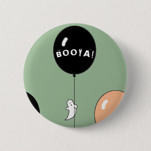 Macaron Rond 5 Cm fantôme d'Halloween