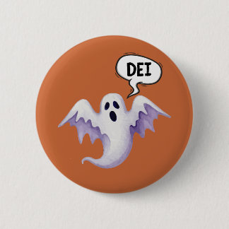 Macaron Rond 5 Cm fantôme d'Halloween effrayant - DEI