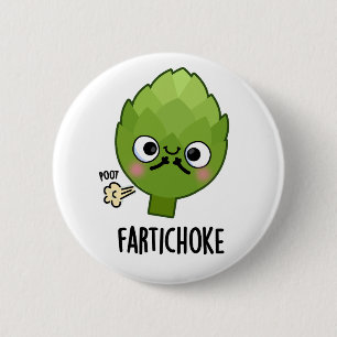 Macaron Rond 5 Cm Fartichoke Funny Farting Artichoke Pun