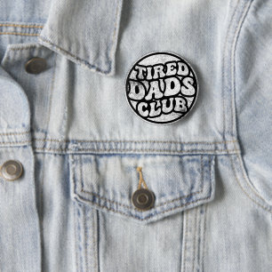 Macaron Rond 5 Cm Fatigué Dads Club Funny