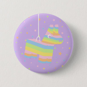 Macaron Rond 5 Cm Faveur de fête Pinata Bouton Violet