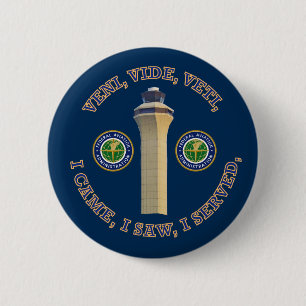 Macaron Rond 5 Cm Federal Aviation Administration VVV Shield