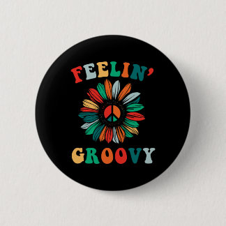 Macaron Rond 5 Cm Feelin' Super Classic Trippy Hippie