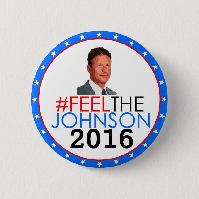 Macaron Rond 5 Cm #feelthejohnson Gary Johnson 2016 (Devant)