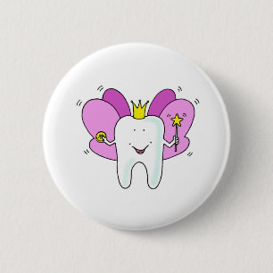 Macaron Rond 5 Cm Félicitations à Tooth Fairy Princess