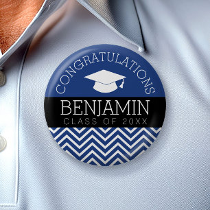 Macaron Rond 5 Cm Félicitations Graduate Graduate Graduate PEUT MODI