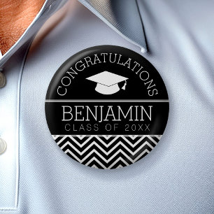 Macaron Rond 5 Cm Félicitations Graduate Graduate Graduate PEUT MODI