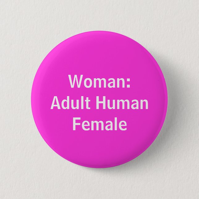 Macaron Rond 5 Cm Femme adulte - Bouton d'aiguille d'insigne pour fe (Devant)
