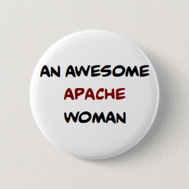 Macaron Rond 5 Cm femme apache, superbe mug de café (Devant)