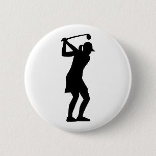 Macaron Rond 5 Cm Femme de golf