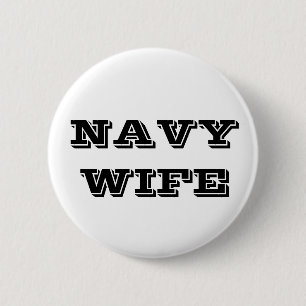 Macaron Rond 5 Cm Femme de la marine à boutons
