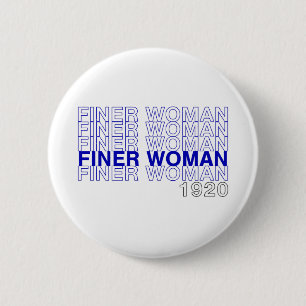 Macaron Rond 5 Cm Femme Finer 1920 - Zeta Phi Beta